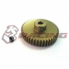 3RACING 48 Pitch Pinion Gear 44T (7075 w/ Hard Coating)