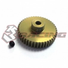 3RACING 48 Pitch Pinion Gear 45T (7075 w/ Hard Coating)