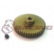 3RACING 48 Pitch Pinion Gear 48T (7075 w/ Hard Coating)