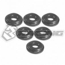 3RACING Shock Tower Shim M8 x 2mm (6pcs) - Black