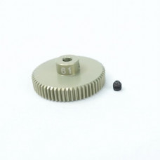 3RACING 64 PITCH PINION GEAR 61T (7075 W/ HARD COATING) 3RACING 64 PITCH PINION GEAR 61T (7075 W/ HARD COATING)