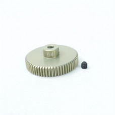 3RACING 64 PITCH PINION GEAR 64T (7075 W/ HARD COATING) 3RACING 64 PITCH PINION GEAR 64T (7075 W/ HARD COATING)