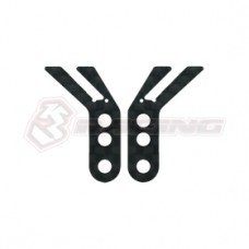 3RACING Graphite Knuckle Arm Plate