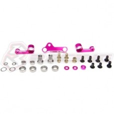 3RACING Aluminum Steering System Pink