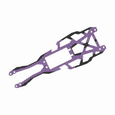 3RACING D6 Carbon Fiber Graphite Color Upper Deck PURPLE