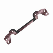 3RACING D6 Carbon Fiber Graphite Rear Body Post Plate Color RED