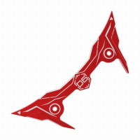 3RACING D6 Aluminum Front Bumper for Auper D6 RED 3RACING D6 Aluminum Front Bumper for Auper D6 RED