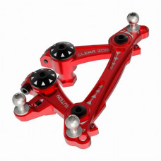 3RACING D6 Aluminum Steering Rack for Auper D6 RED 3RACING D6 Aluminum Steering Rack for Auper D6 RED