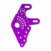 3RACING D6 Aluminum Motor Mount Heatsink for Auper D6 PURPLE