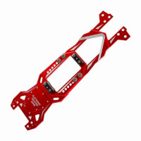 3RACING D6 Aluminum Upper Deck for Auper D6 Red