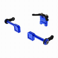 3RACING D6 Aluminum Battery Tray for Auper D6 BLUE 3RACING D6 Aluminum Battery Tray for Auper D6 BLUE