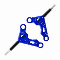 3RACING D6 Aluminum Front Upper Arm for Auper D6 BLUE 3RACING D6 Aluminum Front Upper Arm for Auper D6 BLUE