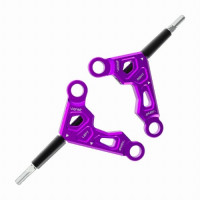 3RACING D6 Aluminum Front Upper Arm for Auper D6 PURPLE 3RACING D6 Aluminum Front Upper Arm for Auper D6 PURPLE