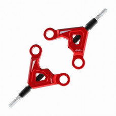 3RACING D6 Aluminium Rear Upper Arm for Auper D6 RED 3RACING D6 Aluminium Rear Upper Arm for Auper D6 RED