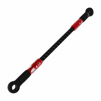 3RACING D6 Steering C-FRP Turnbuckle 74mm RED