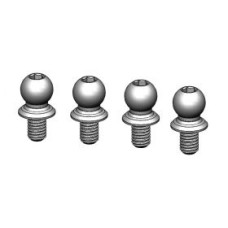 3RACING CERO Suspension Pivot Ball with Screw 4.5mm x 5.2mm (Steel)