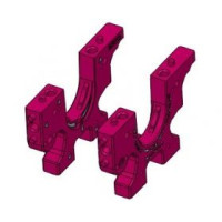 3RACING ZERO Bulkhead For Zero Cero FWD & Zero M Chassis 3RACING ZERO Bulkhead For Zero Cero FWD & Zero M Chassis