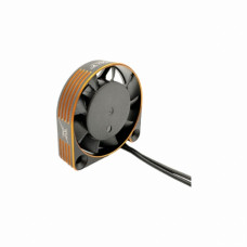 EXALT 30x30x10mm Aluminum High Speed Fan (Black/Gold) EXALT 30x30x10mm Aluminum High Speed Fan (Black/Gold)