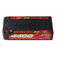 GENS ACE Redline 2.0 2S Shory LiHV Battery 140C (7.6V/4400mAh) w/5mm Bullets GENS ACE Redline 2.0 2S Shory LiHV Battery 140C (7.6V/4400mAh) w/5mm Bullets