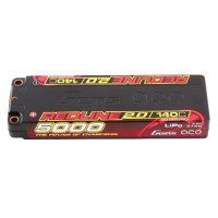 GENS ACE Redline 2.0 2S LiPo Battery 140C (7.4V/5000mAh) w/5mm Bullets GENS ACE Redline 2.0 2S LiPo Battery 140C (7.4V/5000mAh) w/5mm Bullets