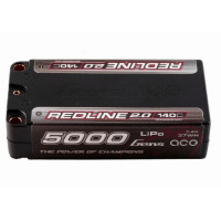 GENS ACE Redline 2.0 2S Shory LiPOBattery 140C (7.4V/5000mAh) w/5mm Bullets GENS ACE Redline 2.0 2S Shory LiPOBattery 140C (7.4V/5000mAh) w/5mm Bullets