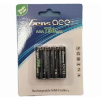 GENS ACE 750mAh 1.2V Ni-MH Battery AAA x4 GENS ACE 750mAh 1.2V Ni-MH Battery AAA x4