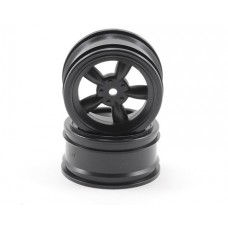 HPI 26mm Vintage 5-Spoke Wheel (2) (0mm Offset) (Black)