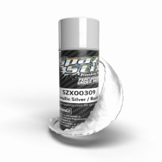 SPAZ STIX Metallic Silver/"Candy" Backer, Aerosol Paint, 3.5oz Can