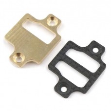 XPRESS BRASS AND GRAPHITE LOWER BULKHEAD PLATE FRONT REAR FOR XQ10