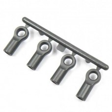 XPRESS GREY COMPOSITE 4.8MM FLAT TYPE BALL END 10MM 4PCS