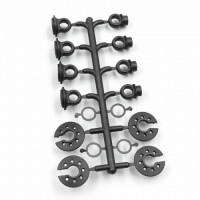 XPRESS XQ11 EXTRA SHORT SHOCK PLASTIC BALL END SET XPRESS XQ11 EXTRA SHORT SHOCK PLASTIC BALL END SET