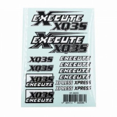 XPRESS XQ3S Execute XQ3S Logo Sticker Decal A6 148x105mm