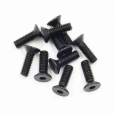 XPRESS Flat Head Hex Screw 2.5x8mm 10pcs