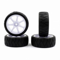 XPRESS Spec Spoked Radial Pre-Glued Wheel Set For 1/10 Touring