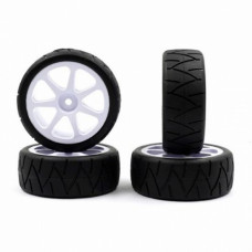 XPRESS Spec Spoked Radial Pre-Glued Wheel Set For 1/10 Touring
