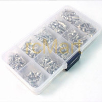 YEAH RACING STAINLESS STEEL SCREW ASSORTED SET (400PCS) WITH FREE MINI BOX