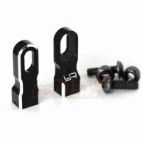 YEAH RACING Aluminum Height Adjustable Servo Mount For 1/10 Black