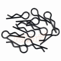 YEAH RACING RC Body Clip For 1/8 1/10 1/12 10pcs Black