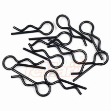 YEAH RACING RC Body Clip For 1/8 1/10 1/12 10pcs Black