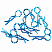YEAH RACING RC Body Clip For 1/8 1/10 1/12 10pcs LASER BLUE