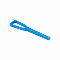 YEAH RACING ULTRA FINE 2 IN 1 RIDE HEIGHT & DROOP GAUGE BLUE