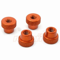 YEAH RACING CAR SETUP SYSTEM LOCK NUT ORANGE