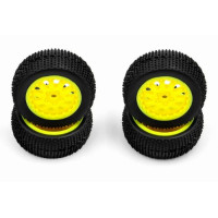 HobbyPlus Speck-SCT Tire Set ( YELLOW )