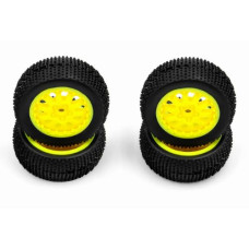 HobbyPlus Speck-SCT Tire Set ( YELLOW )