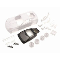 KYOSHO Corvette ZR1 White Body Set w/Wheel MZN196