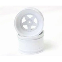 KYOSHO 2.2" Rear Wheel (2p/White/Turbo Scorpion) SCH006WB KYOSHO 2.2" Rear Wheel (2p/White/Turbo Scorpion) SCH006WB