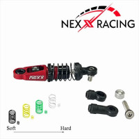 NEXX Racing NXUSA-300-60, Damper, Top, Dual Spring, Oil Damping RED