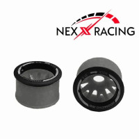 NEXX Racing JUD EVO Flanged REAR Wheels (2) pcs RWD +3 offset GRAY