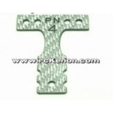 PN Racing Mini-Z MR04 MM Silver Carbon T-Plate #4 PN Racing Mini-Z MR04 MM Silver Carbon T-Plate #4