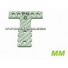PN Racing Mini-Z MR04 MM Silver Carbon T-Plate #6